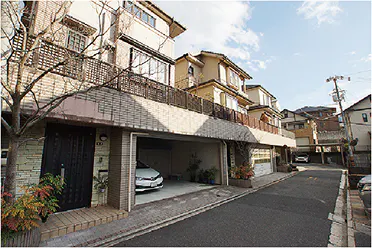 1997年 牛田新町3丁目の旧日本銀行社宅跡を取得し、開発（全8棟）