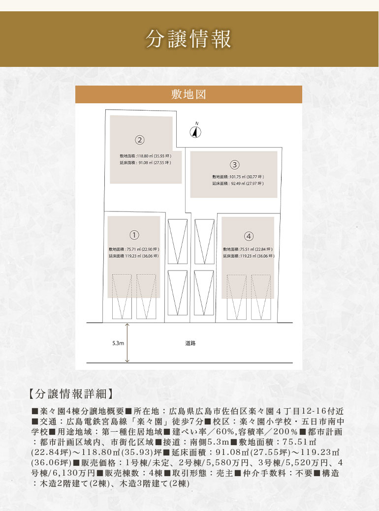 分譲情報