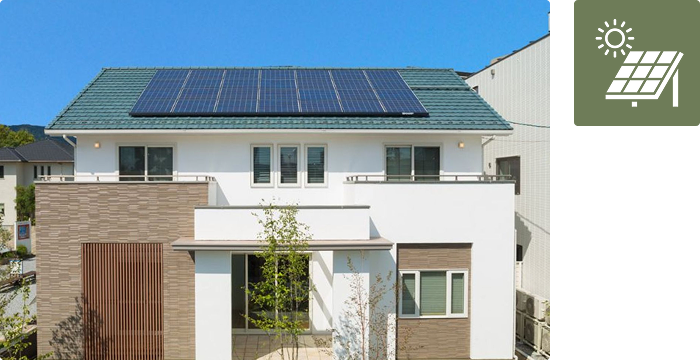 太陽光パネル(5.28kW)搭載